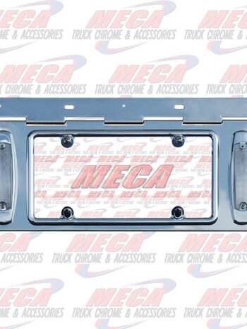 LIC PLATE HOLDER S/S W/ TWO PB STYLE LED MARKER LT