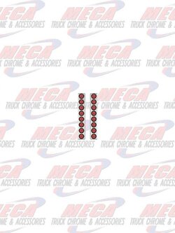 REAR AIR CLEANER LGTS PB 379 8-2" LGTS 15" VORTOX