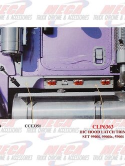 UNDER CAB PANEL IHC 25.7" W/ 6 DOUBLE BULBS, HTR P