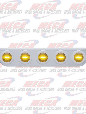LIGHT BRACKET SS W/ 5 LLD6691 AMBER MINI DOTS