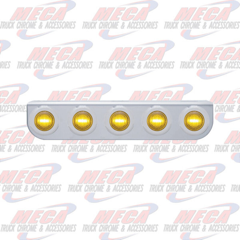LIGHT BRACKET SS W/ 5 LLD6691 AMBER MINI DOTS
