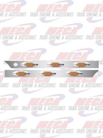 CAB PANEL MACK VISION W/ HTR HOLE 3 AMB FLAT LINES
