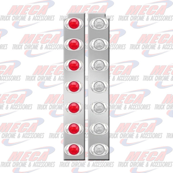 AIR CLNR LT PANEL PB 379 REAR 15"W/7 CLR RD P3 LED