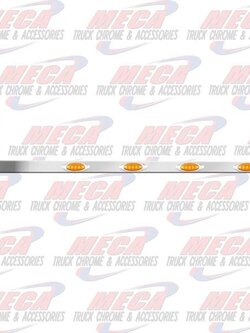 SLEEPER PANEL FL CLASS 70" REAR EXH W/4 P1 AMB