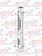 STACK GUARD ASSBLY 6' SS 180 DEG W/ BRACKETS, VERT
