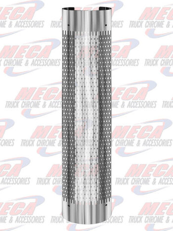 MUFFLER GUARD S/S 10'' 270DEG VERTICAL HOLES 48'' L