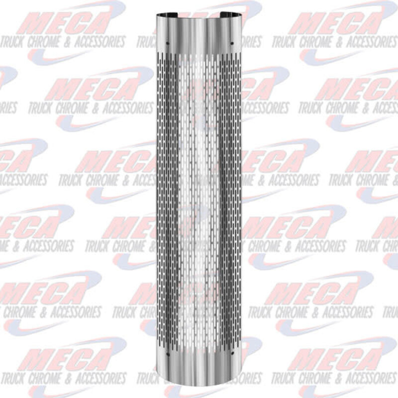 MUFFLER GUARD S/S 10'' 270DEG VERTICAL HOLES 48'' L
