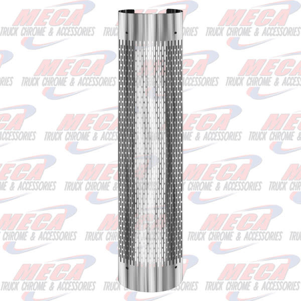 MUFFLER GUARD S/S 10'' 270DEG VERTICAL HOLES 48'' L