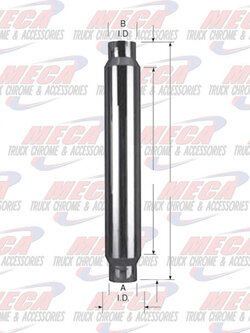 MUFFLER CHROME 5''/8''/6''