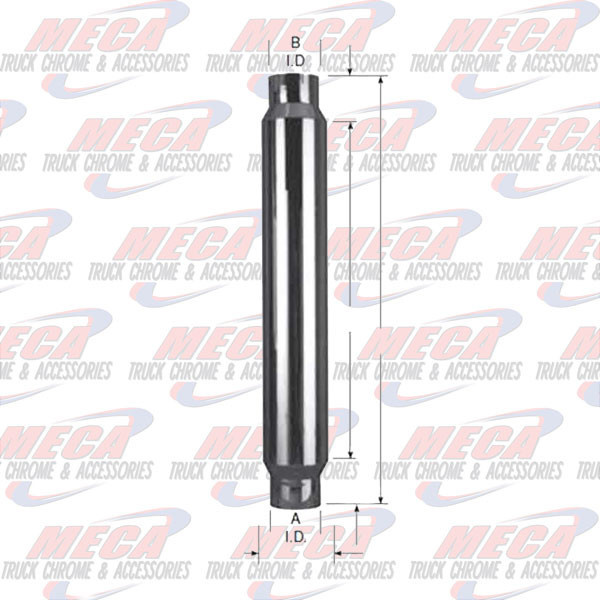 MUFFLER CHROME 5''/8''/6''
