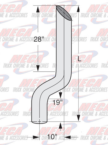 STACK 5''X 60'' DUMPTRUCK S MITRED MALE