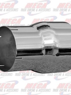 DYNAFLEX EXHAUST STACK COUPLER 5'' - 6'' F/M CHROME
