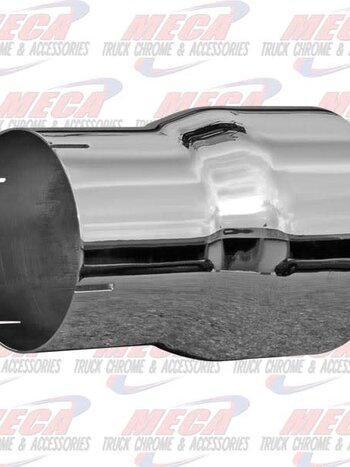 DYNAFLEX EXHAUST STACK COUPLER 5'' - 6'' F/M CHROME