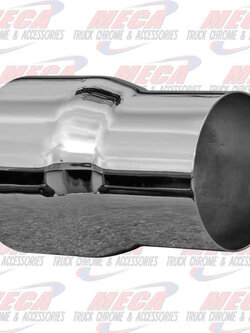 DYNAFLEX EXHAUST STACK COUPLER 5'' - 6'' M/M CHROME