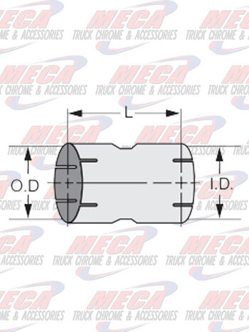 DYNAFLEX EXHAUST STACK COUPLER 5'' - 5'' F/F CARBON STEEL