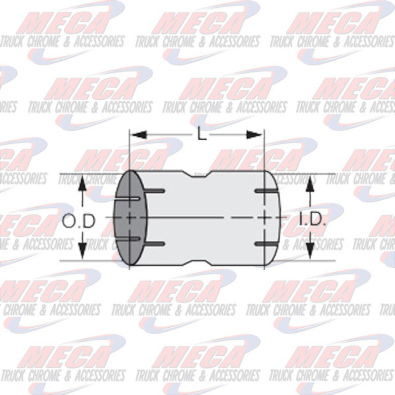 DYNAFLEX EXHAUST STACK COUPLER 5'' - 5'' F/F CARBON STEEL