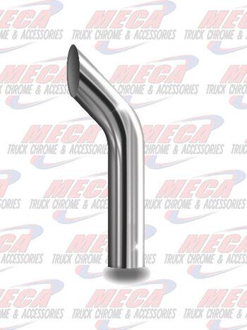 TOP STACK COMBO 8" X 54" DONKEY EAR TOP CHROME ECO