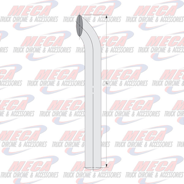 TOP STACK COMBO 7'' X 36'' CURVED TOP CHROME