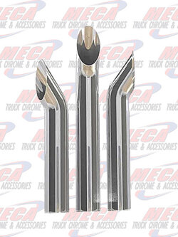 TOP STACK COMBO 7'' X 36'' OZZIE STYLE TOP CHROME