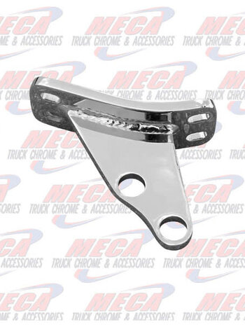 DYNAFLEX CAB EXHAUST BRACKET S/S PB O.E.M. W/ ANGLED HOLES & CURVED BASE