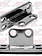 CAB EXHAUST BRACKET S/S PB O.E.M. W/ STRAIGHT HOLES & STRAIGHT BASE