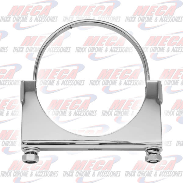 EXHAUST CLAMP UNIVERSAL 5" CHROME
