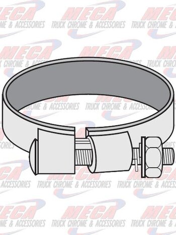 STACK CLAMP FULL CIRCLE 6-1/8' CHROME