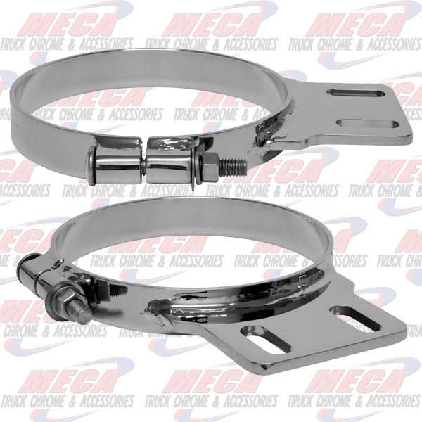 DYNAFLEX EXHAUST CLAMP PB 6'' CHROME THIN STYLE
