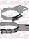 DYNAFLEX EXHAUST CLAMP PB 5'' CHROME THIN STYLE