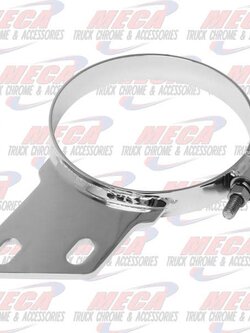 DYNAFLEX EXHAUST CLAMP PB 5'' ANGLED THIN STYLE