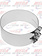 DYNAFLEX STACK CLAMP WIDE - 8'' KW W/O BRACKETS CHROME SS