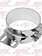 DYNAFLEX STACK CLAMP WIDE PB 6'' CHROME SS