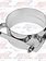 DYNAFLEX EXHAUST STACK CLAMP WIDE UNIV 6'' S/S CHROME