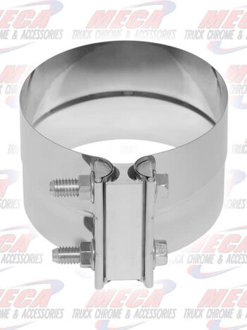 DYNAFLEX EXHAUST STRAP 5'' PREFORMED STRAP S/S