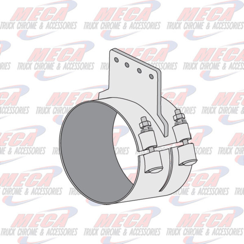 STACK CLAMP KW 7'' WIDE STYLE CHROME S/S