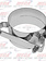 EXHAUST CLAMP UNIVERSAL 5'' WIDE STYLE S/S CHROME