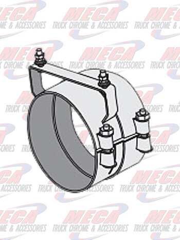 DYNAFLEX EXHAUST CLAMP WIDE  5-1/8'' UNIV FOR FEM STACK LEFT