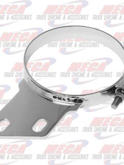 STACK CLAMP PB 7'' CHROME ANGLED THIN STYLE