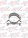 EXHAUST CLAMP UNIVERSAL 8" WIDE SS ECO