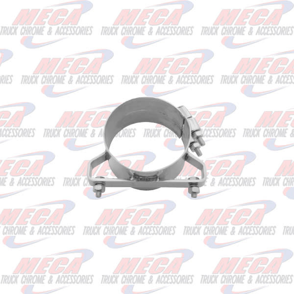 EXHAUST CLAMP UNIVERSAL 8" WIDE SS ECO
