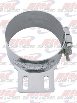 EXHAUST STACK CLAMP PB PETERBILT 6" WIDE S/S ECO