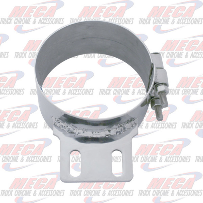 *** Use XCC3701 *** EXHAUST STACK CLAMP PB PETERBILT 6" WIDE S/S ECO