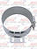 EXHAUST CLAMP PETERBILT 8" WIDE SS ECO