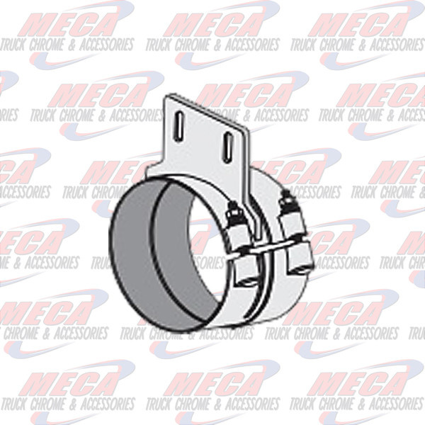 DYNAFLEX EXHAUST CLAMP WIDE 5-1/8'' PB FOR FEM STACK RIGHT