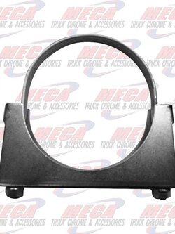 EXHAUST U CLAMP UNIVERSAL 4" CHROME