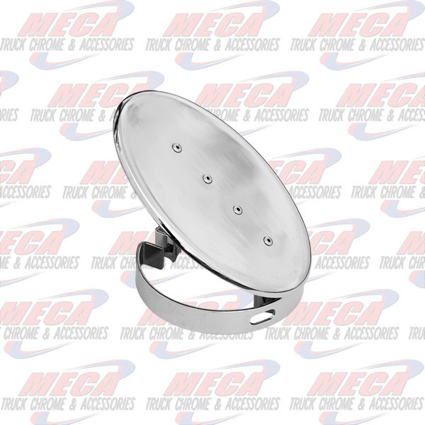 DYNAFLEX 45 DEG RAIN CAP 5'' CHROME FOR MITRE CUT TOPS