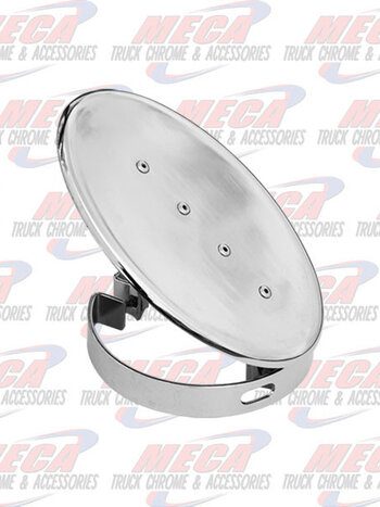 DYNAFLEX 45 DEG RAIN CAP 6'' CHROME FOR MITRE CUT TOPS