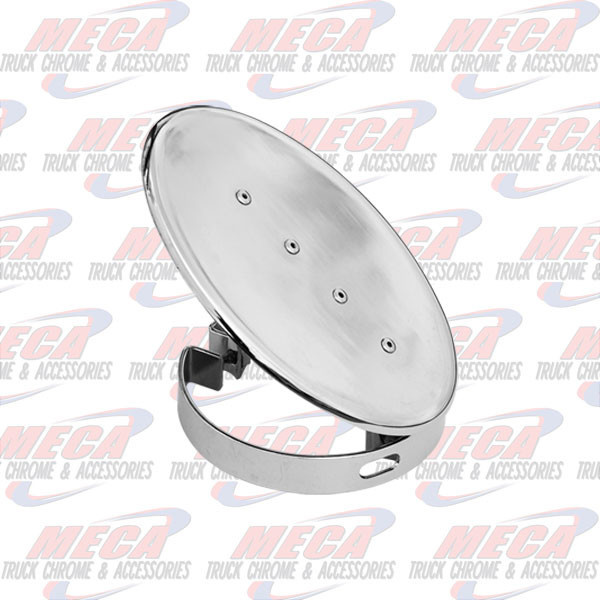 DYNAFLEX 45 DEG RAIN CAP 6'' CHROME FOR MITRE CUT TOPS