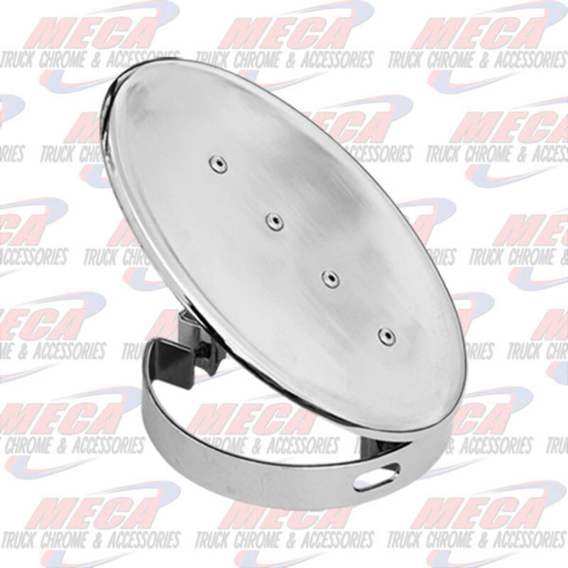 DYNAFLEX 45 DEG RAIN CAP 8'' CHROME FOR MITRE CUT TOPS