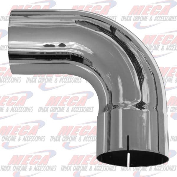 DYNAFLEX ELBOW 90DEG 5'' M/F SHORT RADIUS CHROME